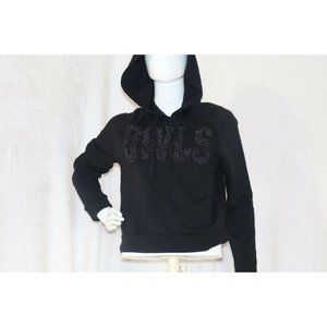 Victoria's Secret VS Pink  Collegiate Collection Temple Owls Pullover XS Black